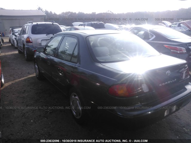 1NXBR12E3XZ172437 - 1999 TOYOTA COROLLA VE/CE/LE GREEN photo 3