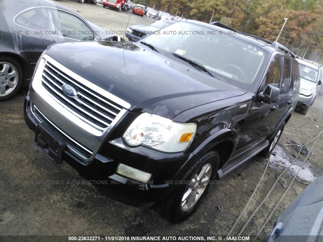 1FMEU63E99UA23945 - 2009 FORD EXPLORER XLT BLACK photo 2