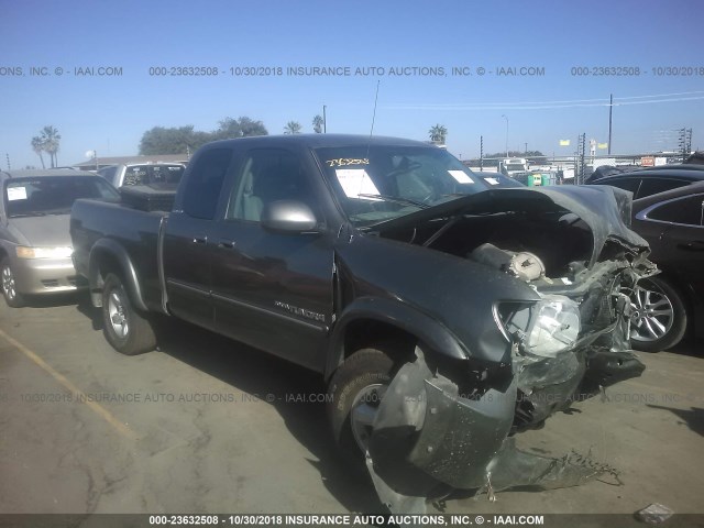 5TBBT48136S475161 - 2006 TOYOTA TUNDRA ACCESS CAB LIMITED GRAY photo 1