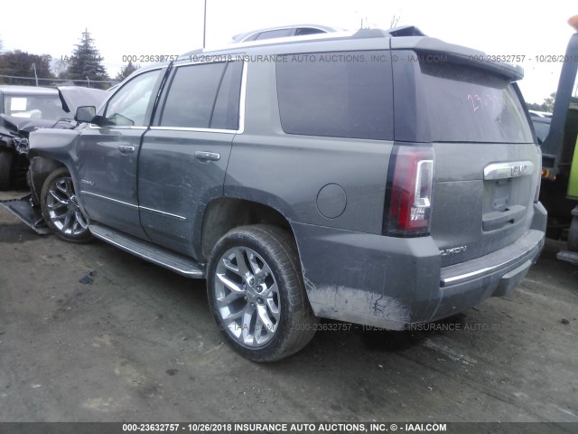 1GKS2CKJ2HR266920 - 2017 GMC YUKON DENALI GREEN photo 3