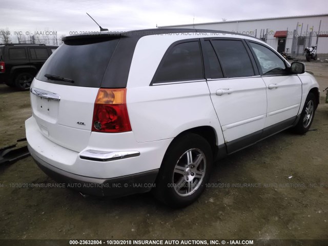 2A8GM68X67R291362 - 2007 CHRYSLER PACIFICA TOURING WHITE photo 4
