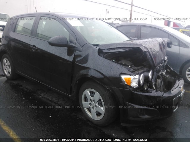 1G1JA6SGXG4101282 - 2016 CHEVROLET SONIC LS BLACK photo 1