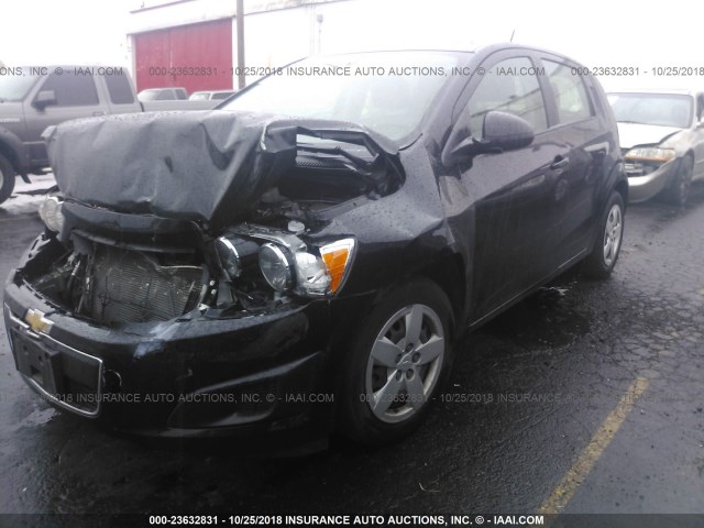 1G1JA6SGXG4101282 - 2016 CHEVROLET SONIC LS BLACK photo 2