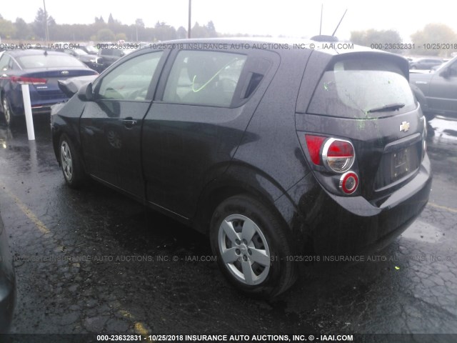 1G1JA6SGXG4101282 - 2016 CHEVROLET SONIC LS BLACK photo 3