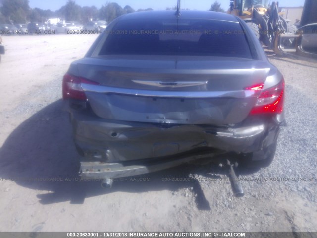 1C3CCBBG0CN258315 - 2012 CHRYSLER 200 TOURING GRAY photo 6