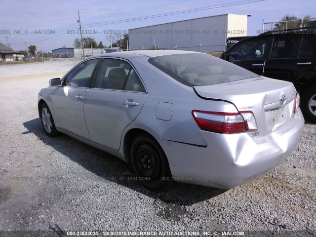 4T1BB46K48U038351 - 2008 TOYOTA CAMRY HYBRID SILVER photo 3