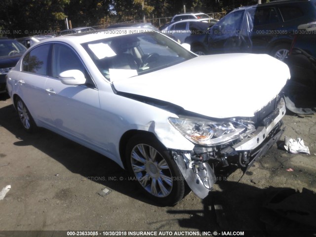 KMHGC4DE7BU135339 - 2011 HYUNDAI GENESIS 3.8L WHITE photo 1