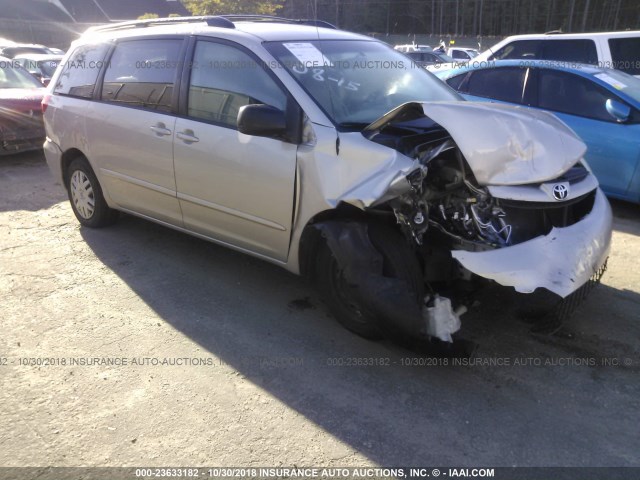 5TDZK23C27S061683 - 2007 TOYOTA SIENNA CE/LE SILVER photo 1