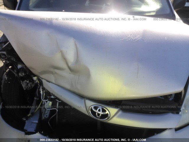 5TDZK23C27S061683 - 2007 TOYOTA SIENNA CE/LE SILVER photo 10