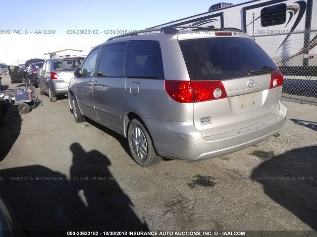 5TDZK23C27S061683 - 2007 TOYOTA SIENNA CE/LE SILVER photo 3