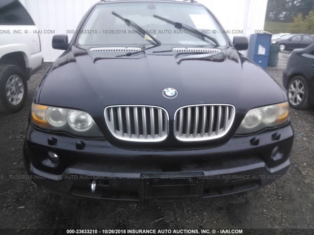 5UXFB53556LV29068 - 2006 BMW X5 4.4I BLACK photo 6