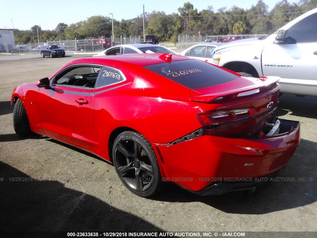 1G1FF1R71G0188593 - 2016 CHEVROLET CAMARO SS RED photo 3