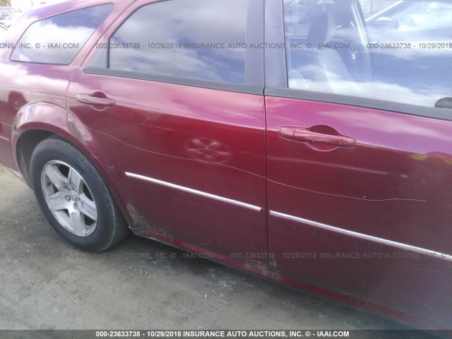 2D4FV47V36H406382 - 2006 DODGE MAGNUM SXT 红色 照片 6