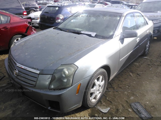 1G6DP567950180300 - 2005 CADILLAC CTS HI FEATURE V6 BLUE photo 2