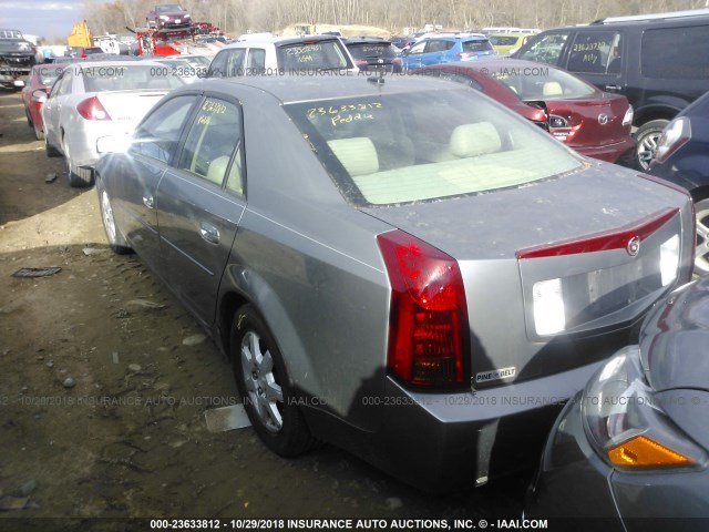 1G6DP567950180300 - 2005 CADILLAC CTS HI FEATURE V6 BLUE photo 3