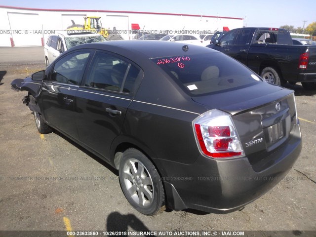 3N1AB61E18L612981 - 2008 NISSAN SENTRA 2.0/2.0S/2.0SL GRAY photo 3