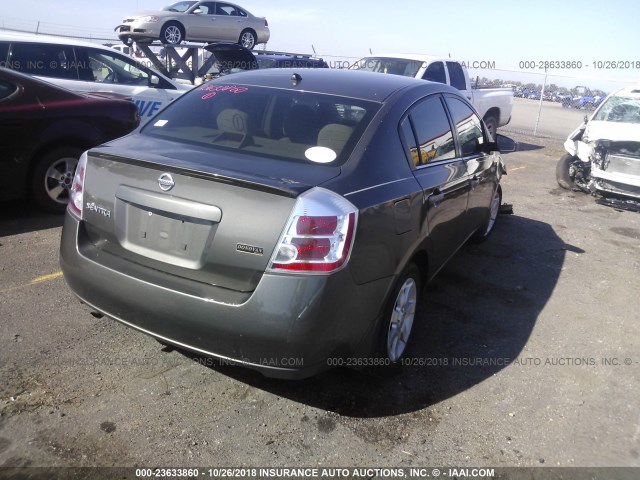 3N1AB61E18L612981 - 2008 NISSAN SENTRA 2.0/2.0S/2.0SL GRAY photo 4