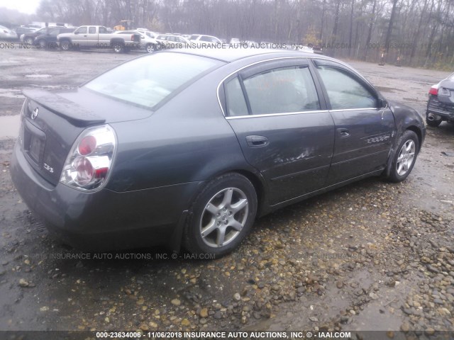 1N4AL11D15C101160 - 2005 NISSAN ALTIMA S/SL GRAY photo 4