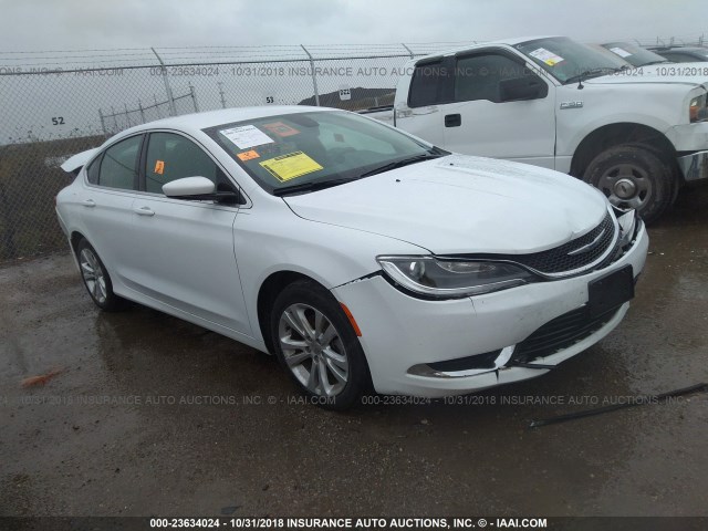 1C3CCCAB5GN133831 - 2016 CHRYSLER 200 LIMITED WHITE photo 1