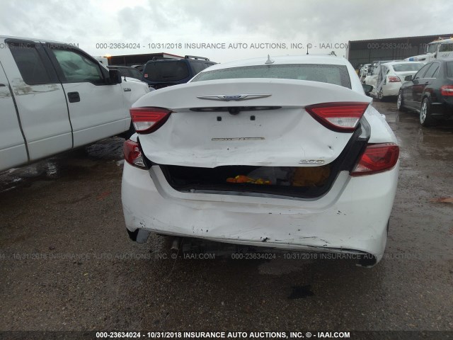 1C3CCCAB5GN133831 - 2016 CHRYSLER 200 LIMITED WHITE photo 6