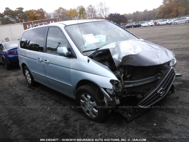 2HKRL18062H585116 - 2002 HONDA ODYSSEY EXL Light Blue photo 1