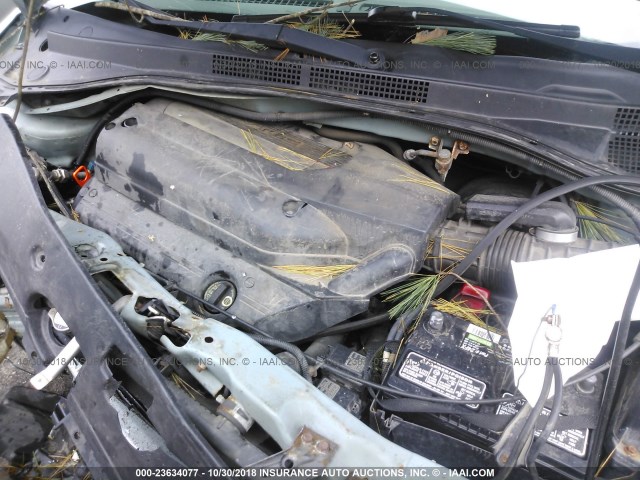 2HKRL18062H585116 - 2002 HONDA ODYSSEY EXL Light Blue photo 10