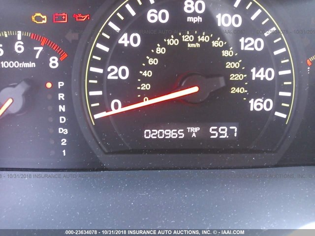 1HGCM56865A042624 - 2005 HONDA ACCORD EX თაფლისფერი ფოტო 7