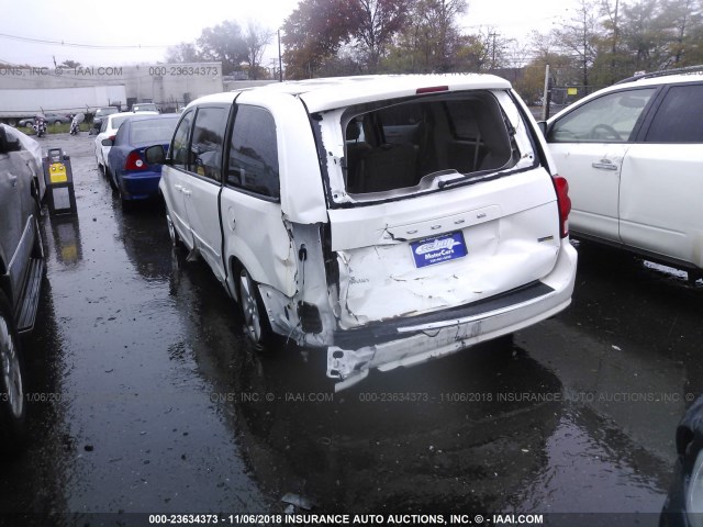 2C4RDGBGXDR617402 - 2013 DODGE GRAND CARAVAN SE WHITE photo 6