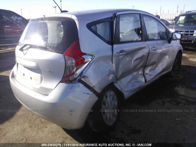 3N1CE2CP9GL408080 - 2016 NISSAN VERSA NOTE S/S PLUS/SV/SL/SR SILVER photo 4