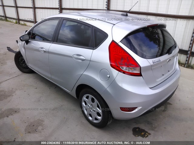 3FADP4TJ1CM161568 - 2012 FORD FIESTA S SILVER photo 3