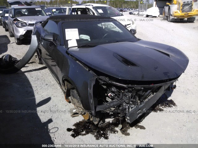 1G1FF3D78H0201005 - 2017 CHEVROLET CAMARO SS GRAY photo 1