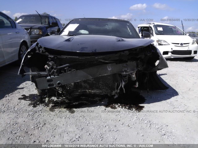 1G1FF3D78H0201005 - 2017 CHEVROLET CAMARO SS GRAY photo 6