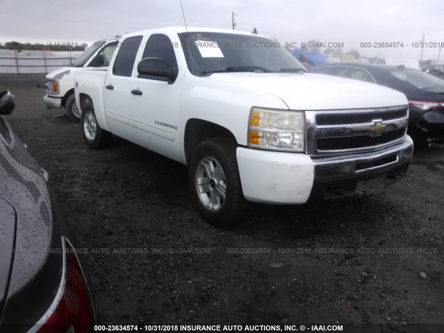 3GCEK23M19G233954 - 2009 CHEVROLET SILVERADO K1500 LT WHITE photo 1