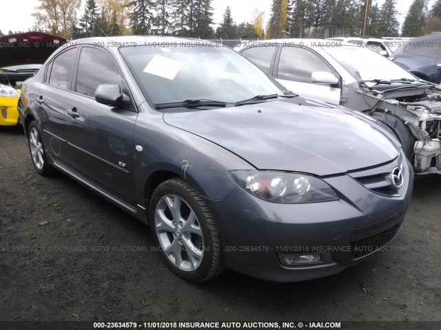 JM1BK323781786428 - 2008 MAZDA 3 S GRAY photo 1