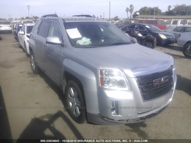 2GKALREK8F6112821 - 2015 GMC TERRAIN SLE SILVER photo 1