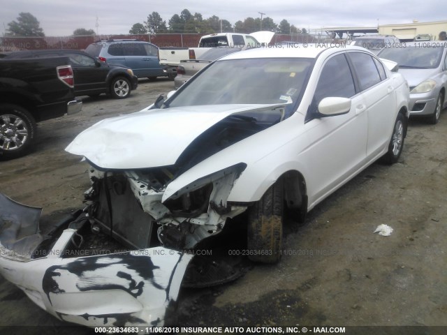 JHMCP26438C011615 - 2008 HONDA ACCORD LXP WHITE photo 2