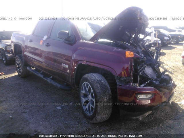 3GTU2NEC4HG245564 - 2017 GMC SIERRA K1500 SLT RED photo 1