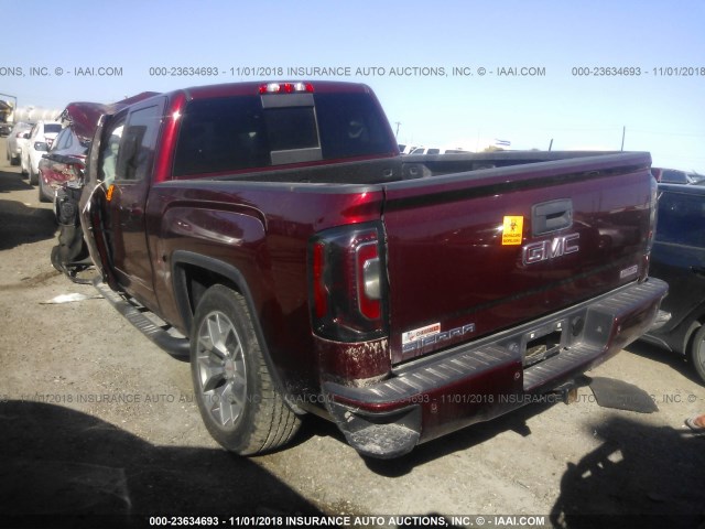 3GTU2NEC4HG245564 - 2017 GMC SIERRA K1500 SLT RED photo 3