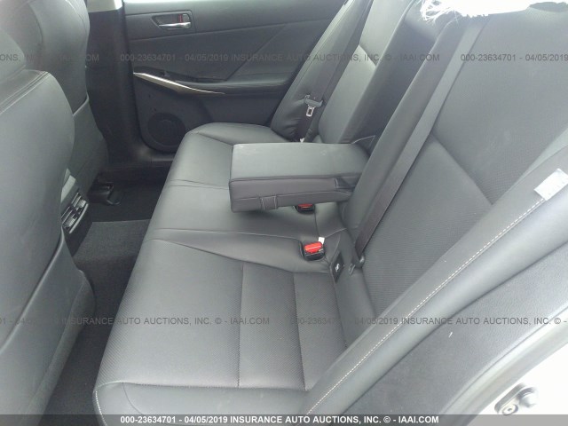 JTHBE1D27F5022213 - 2015 LEXUS IS 350 SILVER photo 8