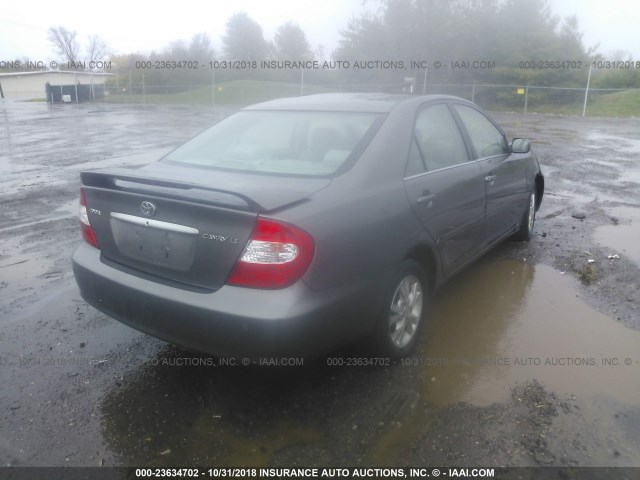 4T1BE32K84U884242 - 2004 TOYOTA CAMRY LE/XLE/SE GRAY photo 4