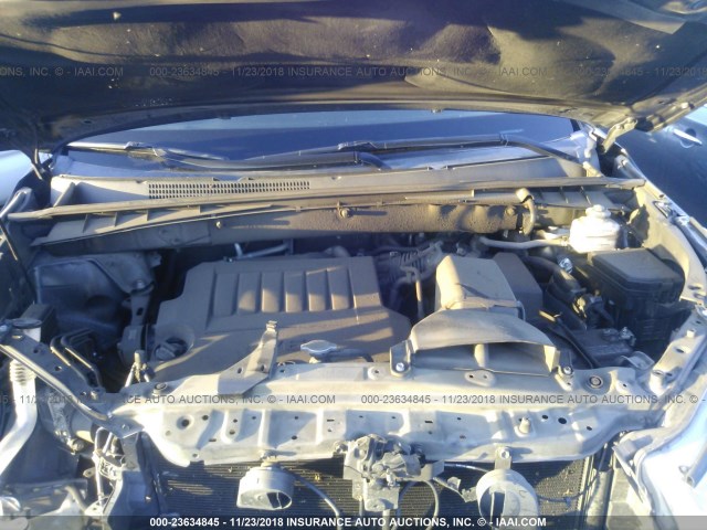 5TDKKRFH2ES004477 - 2014 TOYOTA HIGHLANDER XLE შავი ფოტო 10