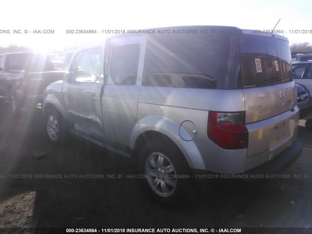 5J6YH28738L009370 - 2008 HONDA ELEMENT EX GRAY photo 3