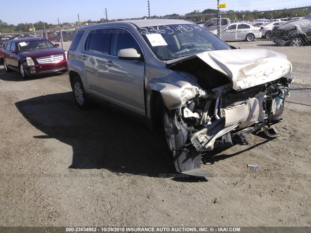 2GKALMEK9C6192659 - 2012 GMC TERRAIN SLE BEIGE photo 1