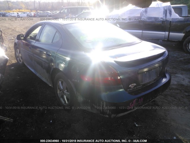 2G2WP522051228730 - 2005 PONTIAC GRAND PRIX BLUE photo 3