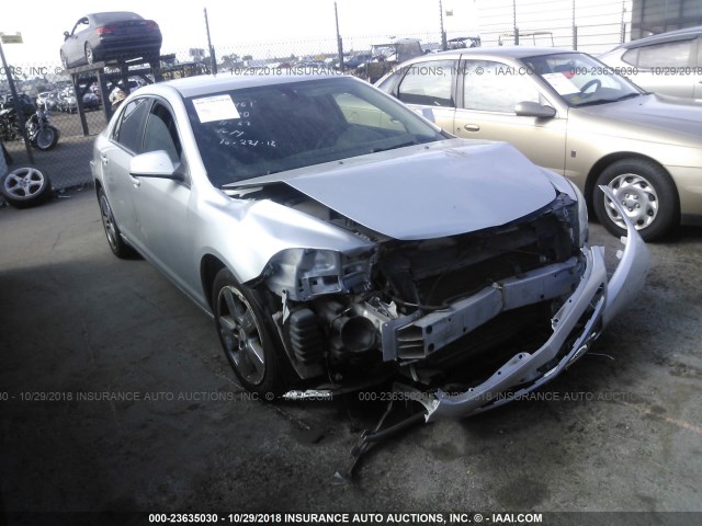 1G1ZD5EB9AF187314 - 2010 CHEVROLET MALIBU 2LT SILVER photo 1