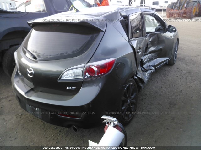 JM1BL1K61B1370037 - 2011 MAZDA 3 S GRAY photo 4