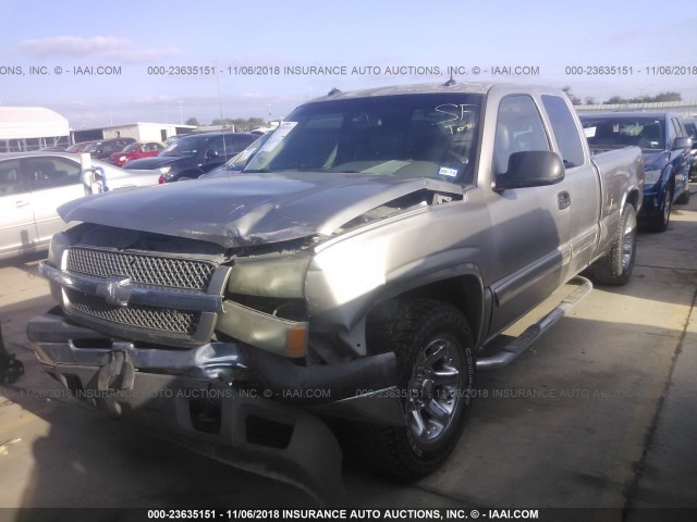 2GCEC19T231184348 - 2003 CHEVROLET SILVERADO C1500 Pewter photo 2