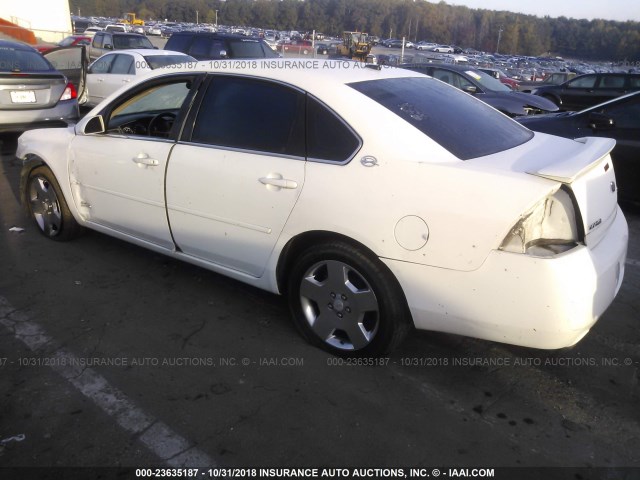 2G1WD58C179148743 - 2007 CHEVROLET IMPALA SUPER SPORT WHITE photo 3