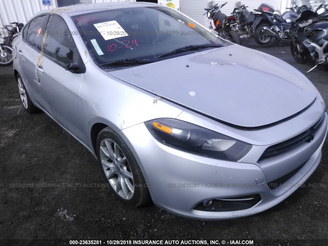 1C3CDFBA0DD287983 - 2013 DODGE DART SXT SILVER photo 1