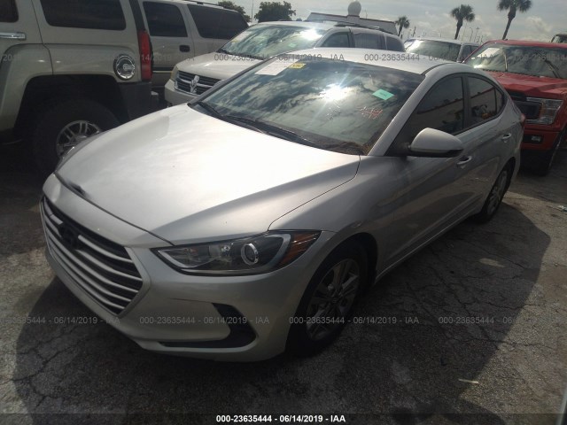 5NPD84LF1HH051653 - 2017 HYUNDAI ELANTRA SE/VALUE/LIMITED SILVER photo 2